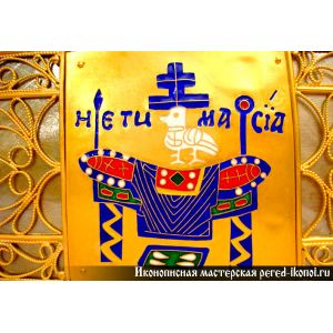 Ювелирная икона Деисусный чин Ювелирная икона Деисусный чин