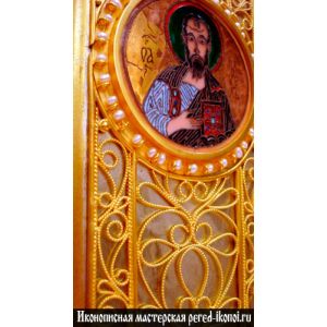 Ювелирная икона Деисусный чин Ювелирная икона Деисусный чин