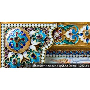 Ювелирная икона Петра и Февронии Муромских Ювелирная икона Петра и Февронии Муромских