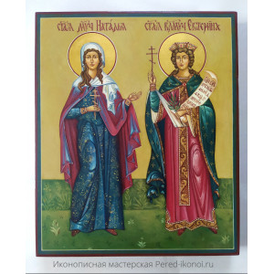 Икона Святые мученицы Екатерина и Наталья