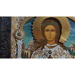 Ювелирная икона Святая Мученица Юлия Карфагенская